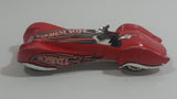 2001 Hot Wheels Logo Motive Phantastique Enamel Red Die Cast Toy Car Vehicle