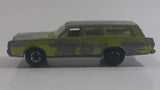 Vintage 1971 Lesney Products Matchbox Superfast No. 55 & No. 73 Mercury Commuter Station Wagon Lime Green Die Cast Toy Car Vehicle