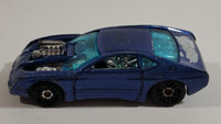 2002 Hot Wheels First Editions Overbored 454 Metalflake Dark Blue Die Cast Toy Car Vehicle