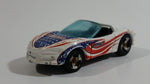 2002 Hot Wheels Sting Ray III White Die Cast Toy Car Vehicle