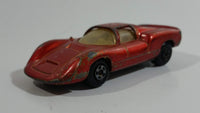 Vintage 1970 Lesney Matchbox Series Superfast No. 68 Porsche 910 Red Die Cast Toy Car Vehicle Made in England