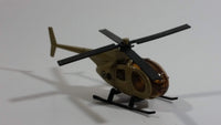 Unknown Brand Military Helicopter Brown Die Cast Toy Aircraft Vehicle