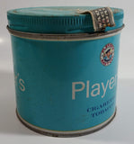 Vintage Early 1970s Player's Navy Cut Cigarette Tobacco 200g Blue Tin Can