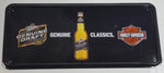 Miller Genuine Draft Beer Genuine Classics Harley Davidson Motor Cycles Black 8" x 18" Embossed Tin Metal Sign