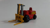 1972 Lesney Products Matchbox Red Yellow Superfast No. 15 Fork Lift Truck Toy Car Warehouse Yard Machinery Vehicle