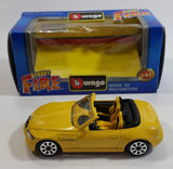 Burago Street Fire No. 4179 BMW M Roadster Yellow 1/43 Scale Die Cast Toy Car Vehicle New in Box