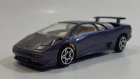 Burago Street Fire No. 4141 Lamborghini Diablo Purple 1/43 Scale Die Cast Toy Car Vehicle New in Box