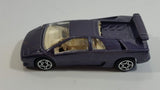 Burago Street Fire No. 4141 Lamborghini Diablo Purple 1/43 Scale Die Cast Toy Car Vehicle New in Box