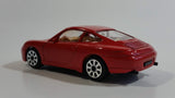 Burago Street Fire No. 4178 Porsche 911 Carrera '97 Red  1/43 Scale Die Cast Toy Car Vehicle New in Box