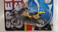 Vintage Yatming Road Tough Speed Cycle No. 1331-6 Dirt Bike Motorcycle Street Bike Yellow and Black #38 Die Cast Toy Car Vehicle New in Package