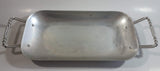 Vintage B.W. Buenilum Hammered Aluminum Serving Platter Tray with Handles Made in U.S.A.