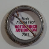 2017 Hot One Inch Action Mark Atomos Pilon 1" Art Button Pin