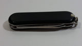 Black Folding Pocket Knife with Scissors Multi Tool