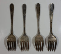 Antique WM Rogers IS Silver Plated Forks Set of 4