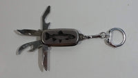 Small Fish Themed Knife Fisherman's Knife and Bottle Opener Multi-Tool Key Chain