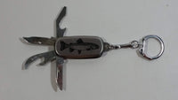 Small Fish Themed Knife Fisherman's Knife and Bottle Opener Multi-Tool Key Chain