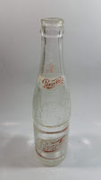 Vintage 1956 Sparkling Pepsi Cola Soda Pop Red and White 10 Fl oz Clear Glass Beverage Bottle Montreal
