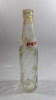 Vintage 1973 Dual Logo Pepsi-Cola Pepsi 10 Fl oz. Clear Twist Soda Pop Bottle