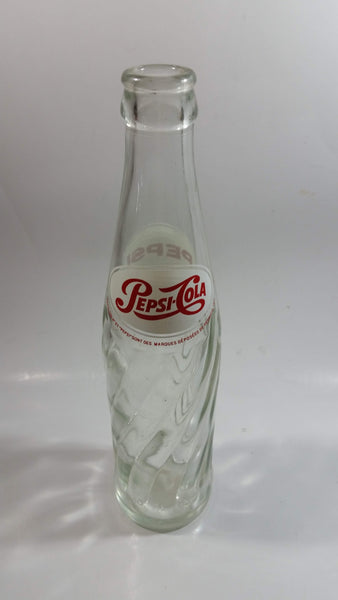 Vintage 1974 Dual Logo Pepsi-Cola Pepsi 10 Fl oz. Clear Twist Soda Pop ...