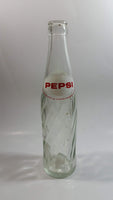 Vintage 1974 Dual Logo Pepsi-Cola Pepsi 10 Fl oz. Clear Twist Soda Pop Bottle