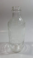 Vintage 1960s Schweppes Famous Since 1794 10 Fl oz Stubby Embossed Clear Glass Beverage Bottle