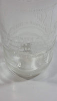 Vintage 1960s Schweppes Famous Since 1794 10 Fl oz Stubby Embossed Clear Glass Beverage Bottle