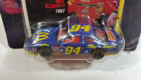 1997 Hot Wheels Pro Racing Short Track 1st Edition NASCAR #94 Bill Elliot McDonald's 1994 Ford Thunderbird Blue Die Cast Toy Race Car Vehicle - New in Package Sealed