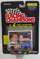 1997 Racing Champions Pinnacle Collector Series Limited Edition NASCAR #42 Joe Nemechek Bell South Chevrolet Monte Carlo White Blue Die Cast Toy Race Car Vehicle with Opening Hood and Trading Card - New in Package Sealed