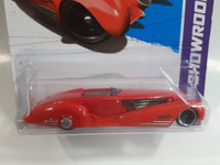 2013 Hot Wheels HW Showroom Custom Cadillac Fleetwood Red Die Cast Toy Car Vehicle - New in Package