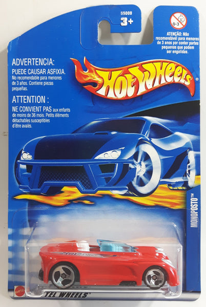 2002 Hot Wheels Monoposto Red Die Cast Toy Car Vehicle New in Package