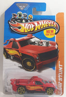 2013 Hot Wheels HW Stunt - Stunt Circuit Fig Rig Truck Red Die Cast Toy Car Vehicle New in Package