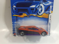 2002 Hot Wheels First Editions HW Prototype 12 Metalflake Dark Orange Die Cast Toy Car Vehicle New in Package