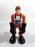 2004 Playskool Hasbro Lucasfilm Star Wars Jedi Force Luke Skywalker 6" Tall Toy Action Figure