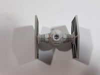 2016 Hot Wheels LFL Star Wars Starships TIE Fighter Rebels Starship Light Grey Die Cast Toy Vehicle - No Stand
