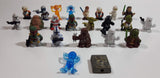 Star Wars Squinkies 1" Tall Micro Size Rubber Toy Figures Lot of 22