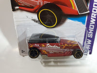 2013 Hot Wheels HW Showroom Phaeton Metalflake Dark Red Die Cast Toy Car Vehicle New in Package