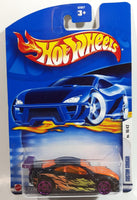 2002 Hot Wheels First Editions Custom Cougar Black Die Cast Toy Car Vehicle New in Package