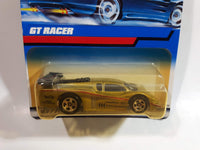 1998 Hot Wheels GT Racer Metallic Gold Die Cast Toy Car Vehicle New in Package