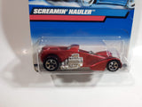 2000 Hot Wheels Virtual Collection Screamin' Hauler Metallic Dark Red Die Cast Toy Car Vehicle New in Package