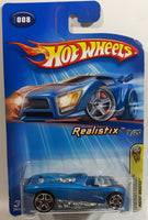 2005 Hot Wheels First Editions Realistix Pocket Bikester Blue Die Cast Toy Car Vehicle New in Package