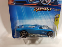 2005 Hot Wheels First Editions Realistix Pocket Bikester Blue Die Cast Toy Car Vehicle New in Package