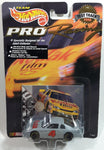 1998 Hot Wheels Pro Racing Collector Edition Test Track NASCAR #4 Kodak Gold Film Chevrolet Monte Carlo Matte Grey Die Cast Toy Race Car Vehicle with Power Plants Collector Card - New in Package Sealed