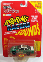 1997 Racing Champions NASCAR Roaring Racers Sounds #33 Kyle Schrader APR Andy Petree Racing Chevrolet Monte Carlo Green and White Die Cast Toy Race Car Vehicle - New in Package Sealed