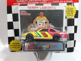 1994 Edition Racing Champions NASCAR Stock Car #5 Terry Labonte Kellogg's Chevrolet Monte Carlo White Red Green Yellow Die Cast Toy Race Car Vehicle with Collector Card and Display Stand - New in Package Sealed