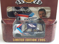 1995 Limited Edition Action Racing Winston Cup Collectible Valvoline 100 Years of Racing NASCAR #6 Mark Martin Ford Taurus White and Blue Die Cast Race Car Vehicle - New in Box