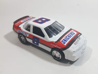 1991 Mars Inc #8 Mars Snickers Brand Buick Regal Pullback Friction Motorized 1/48 Scale White Die Cast Toy Race Car Vehicle