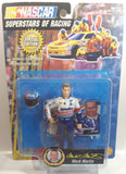 1998 ToyBiz Special Edition NASCAR Superstars Of Racing #6 Mark Martin Valvoline Cummins 5" Tall Toy Race Car Driver Figure with Helmet and Collector Card New in Package