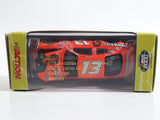 2000 Action Racing Limited Edition 1 of 1500 NASCAR #13 Robby Gordon 2000 Ford Taurus Hood Open Menards / The Wolf Man Fluorescent Orange Die Cast Race Car Vehicle - New in Box