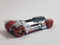 2016 Hot Wheels Super Chromes X-Steam Chrome and Red Die Cast Toy Car Vehicle