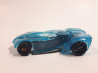 2011 Hot Wheels El Super Fasto Clear Blue Die Cast Toy Car Vehicle